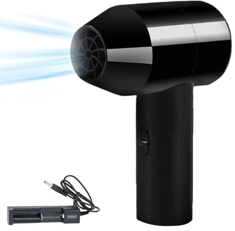 Cordless Dryer for Artists - Portable Cordless Air Dryer for Watercolour | Rechargeable Handheld Artist Air Dryer | Artist Paint Dryer | USB Low Noise Wireless Hair Dryer | Drying Tool for Artists