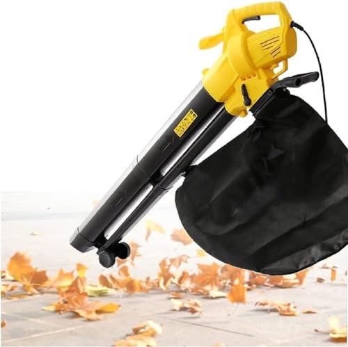 KLYDBMYT Broyeur de Feuilles Domestique, souffleur et aspirateur de Feuilles, avec souffleur Haute Puissance intégré, souffleur et aspirateur de Feuilles électrique de Jardin (Taille : 30 m)