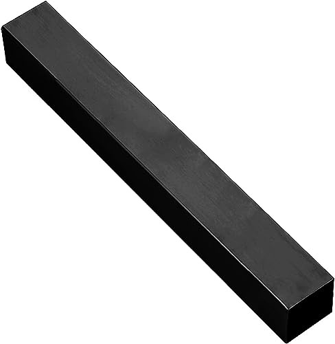 Poteau de panneau en verre avec pince de serrage et base robuste – Kit de montage en bois/béton pour rail carré (155 cm) – Idéal pour les escaliers et balustrades modernes