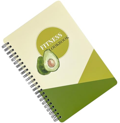 Cabilock Carnet de Notes Fitness Spirale pour Femmes Planificateur Entraînement Quotidien Pratique Journal de Suivi Santé et Gestion Remise Forme Bloc-notes Portable pour Couleur Aléatoire