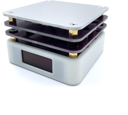 Qualoramall Mini plaque chauffante 65 W avec affichage LED Type-C Protocole PD pour carte PCB soudure et soudure Ultra petit préchauffeur à température constante Design économie d'énergie
