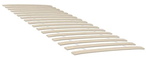 Ordellia Ersatz-Lattenrost aus massivem Pappelholz, 2 Stück, 80x200 cm, zusammenklappbar, Roll-Latten mit Kurve, für Bettrahmen und Plattformbetten, langlebige Schlafunterstützung