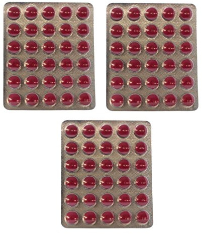 OMG-Deal Charak M2 Tone 30 Tabletten Hilft Zu Regulieren Und Wiederherstellung Des Normalen Menstruationszyklus Flow (3Er-Pack) Kostenlos 4 Göttliche Räucherkegel