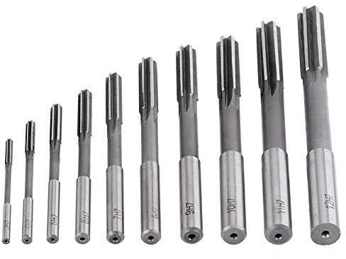 10 Stücke Reibahlen H7 HSS Gerade Reibahle Maschinenschneider 3/4/5/6/7/8/9/10/11 / 12mm Reibahlen Set H7