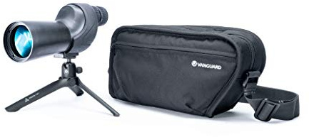 Vanguard Vesta 350S 12-45x50 Straight Spotting Scope Kit with Soft Bag and Tabletop Tripod