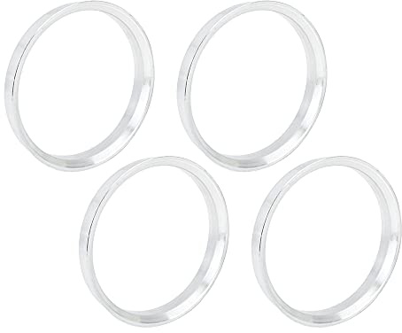 X AUTOHAUX 4 anelli di centraggio da 72,6 a 66,6 mm in lega di alluminio per mozzo auto