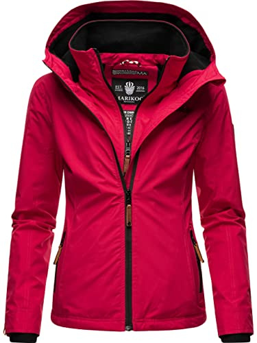Marikoo Erdbeere - Chaqueta para mujer, para el aire libre, con capucha, XS-XXL, fucsia, XS