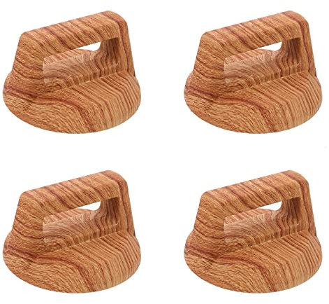 Yardwe 4Pcs Universal Pot Lid Replacement Knobs Bakelite Pot Lid Handle Cookware Pot Lid Handgrip Cover Knobs for Casserole Kettle Saucepan (As Shown)