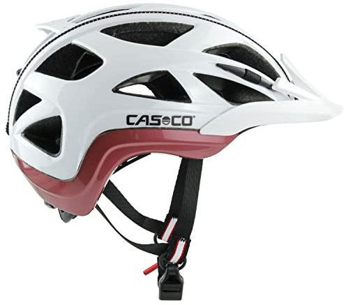 Casco Activ 2 Erwachsene Fahrradhelm, Radhelm Weiß-Rose (S 52-56)