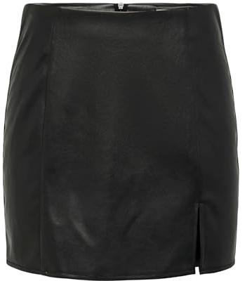 ONLLENI Faux Leather Slit Skirt PNT NOOS