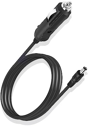 YAODHAOD 12 V DC bil cigarettändarkabel, DC 5,5 x 2,1 mm till billaddare automatisk strömförsörjningskabel, 20 AWG bil cigarettändare laddare auto förlängningssladd för bil DVR, kamera, GPS, CCTV (6FT