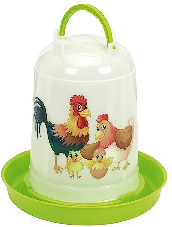 Nobby Geflügel Tränke Happy Kunststoff 5 L, Ø 27 x 27 cm