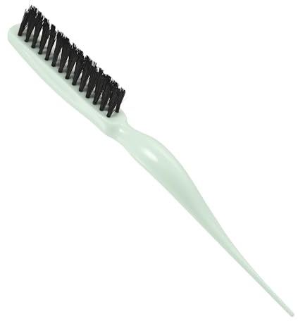 VOCOSTE Nylon Teasing Brush, Three Row Salons Teasing Brush, Teasing Brush, for Styling Backcombing, Green 8.86 Length