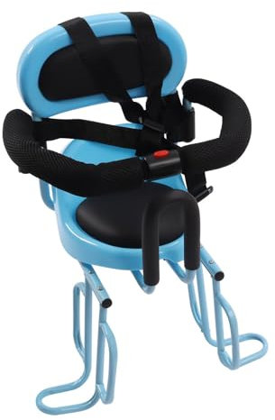 Garbenat Fahrradsitz Kinder Kindersitz Fahrrad Hinten für Kinder von 6 Monate -6 Jahre alt Kindersicherheits für Erwachsenes Fahrrad Sicherheits-Kindersitz Fahrrad mit Pedal und Leitplanke (Blau)