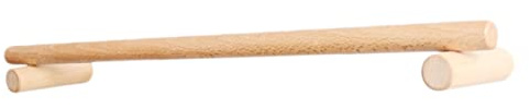 WATIIFUFU Handtuchstange Holz für Badezimmer Platzsparend Einfaches Badezimmeraccessoire zur Aufbewahrung von Handtüchern