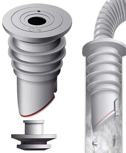Washing Machine Drain Hose Seal, Drain Plug, Floor Drain Odour Stopper, Durable Rubber Drain Tight for Safe Water Containers, Easy Installation and Durable