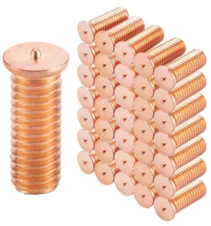 STAHLWERK 2 x Schweißbolzen M6 Gewinde 100er Set, Smart Repair Zubehör für Ausbeulspotter/Dellenlifter/Punktschweißgerät/Ausbeulwerkzeug zur professionellen Reparatur von Kfz Karosserien