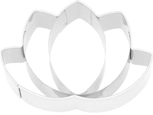 Birkmann, Ausstechform Lotusblume, Edelstahl, 2,5×6×4?cm
