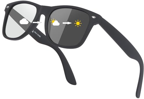 Opssaker Occhiali da Sole da Uomo Polarizzati - Protezione UV400 Occhiali Vintage Quadrati per Uomo Donna Guida Pesca