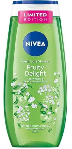 NIVEA Shower Gel Green Apple & Lily of the Valley Fruity Delight 250 ml Pack of 6