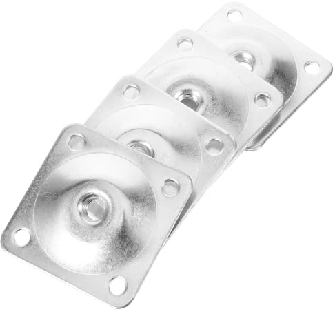 QWFVHJ Tischbein-Montagehalterung, Möbelplatten, 8 Stück, Halterungen, Möbelbeschläge, Metallbeine, Befestigung, DIY