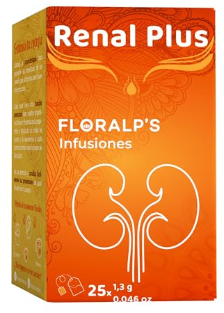 Renal Plus de Floralps - Infusión Natural para el Bienestar Renal - 25 Sobres
