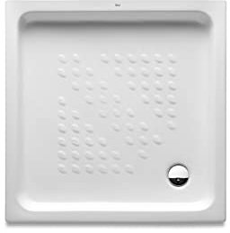 Roca,Italia,Plato de ducha de porcelana cuadrado,Blanco,800mm x 800mm x 80mm,A3740HJ000