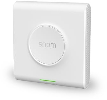 Snom M900 IP-DECT Multicell-Basisstation (bis zu 4.000 Basisstationen, bis zu 16000 Mobilteile, bis zu 8 Paralell-Anrufe pro Basis, PoE), Weiß, 00004426