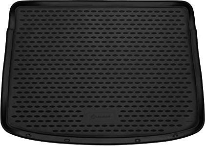 Element Passgenaue Premium Antirursch Kofferraummatte Laderaumwanne passend für VW Golf VII Sportsvan (2012-2017) – Oberer Ladeboden, rutschfest