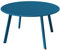 Grand patio Coffee Table Side Table Round End Table for Outdoor 70CM X 70 CM Lightweight Beside Table for Garden Terrace Living Room Office Outdoor Indoor Balcony -Peacock Blue