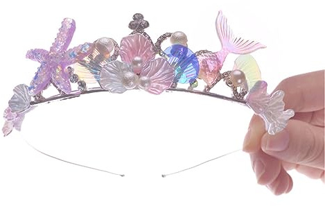 ZOOMPIL Meerjungfrau Schwanz Haarbänder, Glitter Meerjungfrau Stirnband, Design Haarschmuck für Kinder Mädchen Geschenke Kinderschmuck