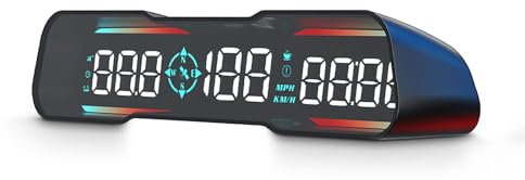 OBEST Car HUD Auto Head Up Display, Auto digital GPS Tachometer,auto Geschwindigkeitsmesser, Car speedometer,7 inch LED-Bildschirm
