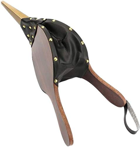 HBALDTEDC Blasebalg für die Feuerstelle, Manueller Holzbalg for Grill, Feuer im Freien, Camping und Kamin – 39 x 17 cm