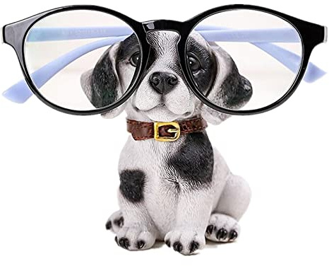 Brillenrahmen Netter Tier Brillenhalter für Home Office Schreibtisch Dekoration Geschenk (Labrador White)
