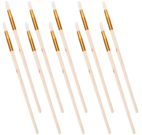 YARNOW 10stücke Teiliges Pflanzenschutz-handbestäuber Für Gemüse Und Obst Plastikfreier Manueller Bestäubungspinsel Vielseitig Einsetzbar Für Gewächshäuser Hydroponik Und Gartenanbau