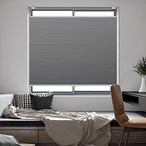 Schnurloses Zellular-Fenster-Rollo, Wabenstoff, von oben nach unten nach oben, Geräuschreduzierung, für Küche, Wohnzimmer, Schlafzimmer, Büro, benutzerdefinierte Größe, 65 x 120 cm