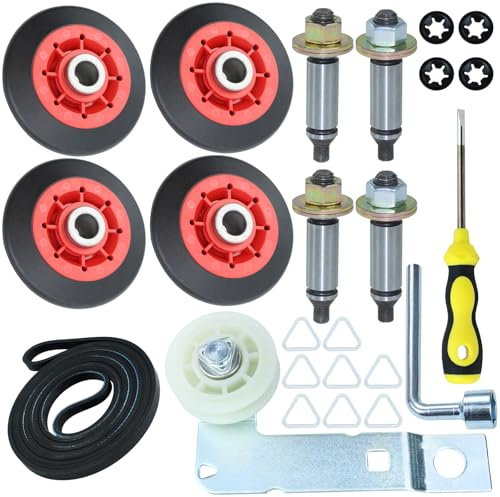 BOSFLAG Upgraded 4392067 Dryer Repair Kit with W10837240 Dryer Idler Pulley