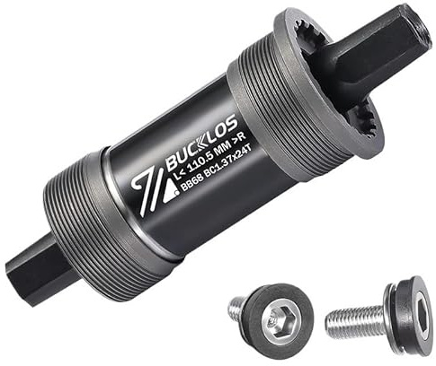 YATINGZHANG Movimento Centrale Perno Quadro Movimento Centrale Conico Quadrato 68 mm 80 90 100 110 for Movimento for Bici da Montagna/Neve/Fat Bike(68x110.5mm)