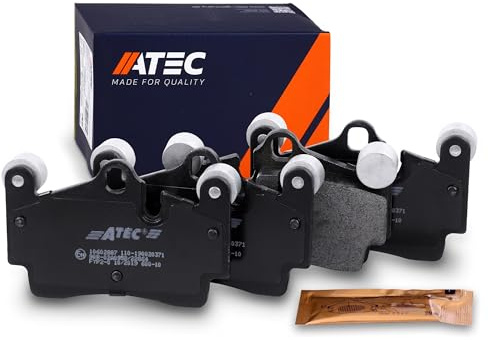 ATEC Germany Bremsbelagsatz Hinterachse, Bremsbeläge Bremsklötze hinten, 4 | Kompatibel mit: AUDI Q7, PORSCHE CAYENNE, VW TOUAREG