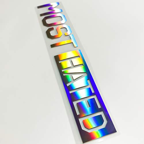 Most Hated Sticker Holo Slick Oil Autoscheibenaufkleber Autodekor Aufkleber Seitenschweller Sticker