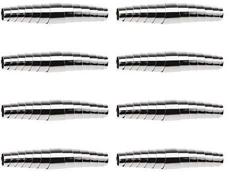 Create idea 8 Stück Volute Gartenscherenfedern, allgemeine Art Edelstahl Astschere Ersatzfedern 5,8 cm Gartenwerkzeug Zubehör