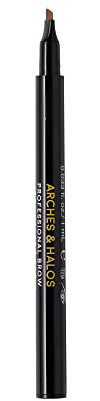 Arches & Halos Microblading Brow Shaping Pen - Fuller, More Defined Brow - Long-lasting, Smudge Resistant, Rich Color - Vegan and Cruelty Free Makeup - Auburn - 1 ml
