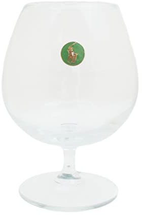 Gamekeepers Cottage gifts Polo Green Enamel Brandy Cognac Glass Gift 25 Oz 286