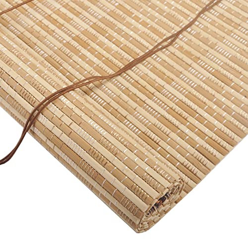 SHRHZJ Bambusrollos,Bambusrollo Outdoor,Natur Holzrollos,Sonnenschutz Und Sichtschutz Rollo Seitenzugrollo Für Fenster Und Türen,Anpassbar (120x160cm(47x63in))