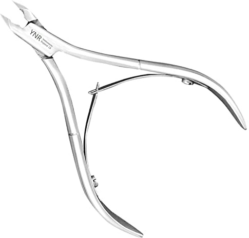 Cortador de cutículas para manicura y pedicura – Alicate de cuticulas, Herramienta de eliminación de cutículas para recortar cutículas duras, piel muerta y uñas colgantes