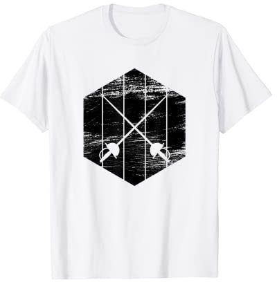 Fechtausrüstung Fechttrainer Säbelfechten Fechten T-Shirt