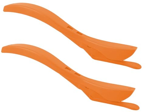 2 Pcs Wrapping Paper Cutter, Mini Gift Wrapping Cutter, Insided Blade Safety Cutter Carbon Fiber Film Cutting Tool, Lightweight Portable Gift Wrap Cutter, for Christmas Thanksgiving Birthday (Orange)
