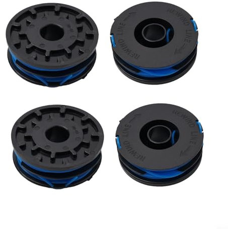 Aprilsunnyzone Trimmer Accessory Spool & Line, For Spear & Jackson GT450 GT600 N1F-GT-280/450-D S6030ET, Grass Trimmer Spool Replacement(4pcs)