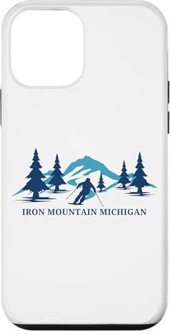 Iron Mountain Michigan Ski Resort Skiing Skier Case for iPhone 12 mini