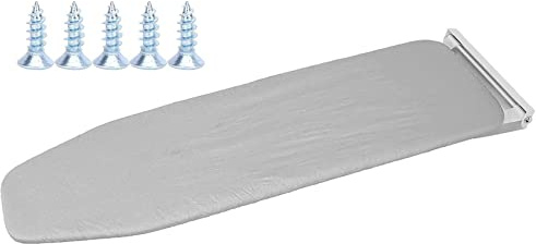 Planche à Repasser Murale, Plaque de Fixation Murale Rabattable avec Housse résistante à la Chaleur, Levage dissimulé, Pliable, pour Maison et Appartement
